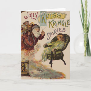 Cartes Pour Fêtes Annuelles Antique Kris Kringle Sanga Claus