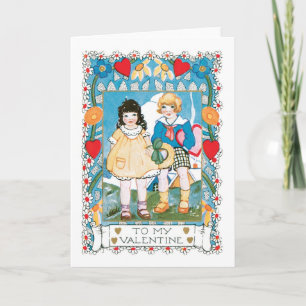 Cartes Pour Fêtes Annuelles Antique Valentine