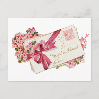 Cartes Pour Fêtes Annuelles Antique Valentine