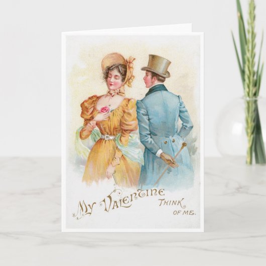 Cartes Pour Fêtes Annuelles Antique Valentine (Devant)