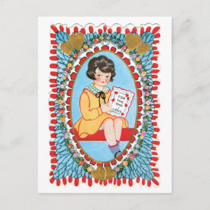 Cartes Pour Fêtes Annuelles Antique Valentine