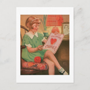 Cartes Pour Fêtes Annuelles Antique Valentine