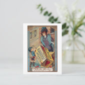 Cartes Pour Fêtes Annuelles Antique Valentine (Debout devant)