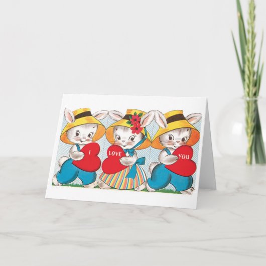 Cartes Pour Fêtes Annuelles Antique Valentine (Devant)