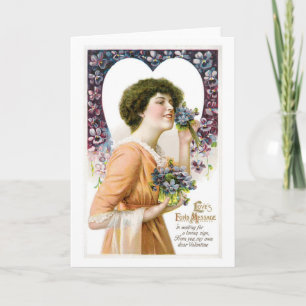Cartes Pour Fêtes Annuelles Antique Valentine
