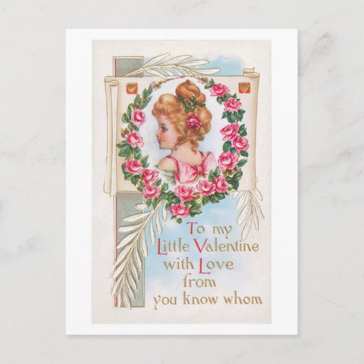 Cartes Pour Fêtes Annuelles Antique Valentine (Devant)