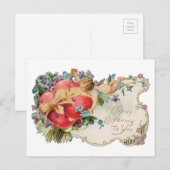 Cartes Pour Fêtes Annuelles Antique Valentine (Devant / Derrière)