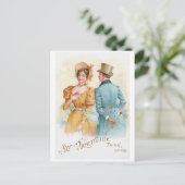 Cartes Pour Fêtes Annuelles Antique Valentine (Debout devant)