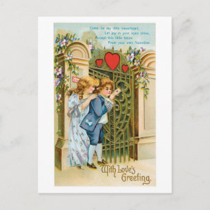 Cartes Pour Fêtes Annuelles Antique Valentine