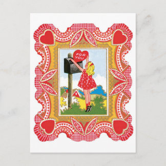 Cartes Pour Fêtes Annuelles Antique Valentine