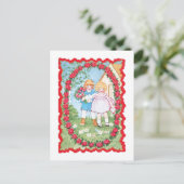 Cartes Pour Fêtes Annuelles Antique Valentine (Debout devant)