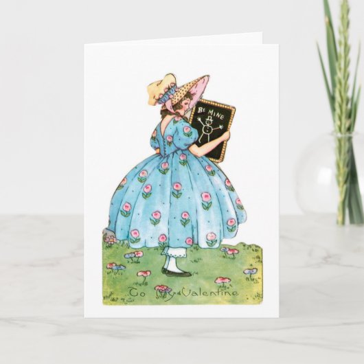 Cartes Pour Fêtes Annuelles Antique Valentine (Devant)