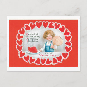Cartes Pour Fêtes Annuelles Antique Valentine