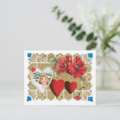 Cartes Pour Fêtes Annuelles Antique Valentine (Debout devant)