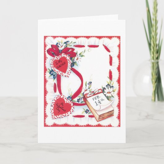 Cartes Pour Fêtes Annuelles Antique Valentine (Devant)