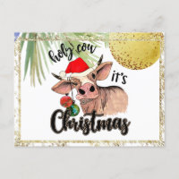 *~* AP44 La vache sainte c'est les boules de Noël