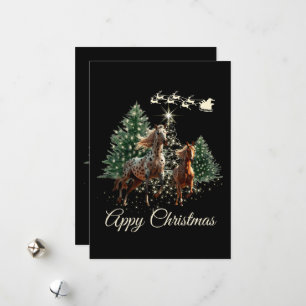Cartes Pour Fêtes Annuelles Appaloosa Christmas