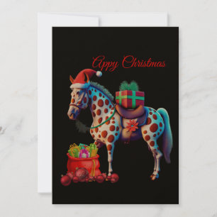 Cartes Pour Fêtes Annuelles Appaloosa Christmas