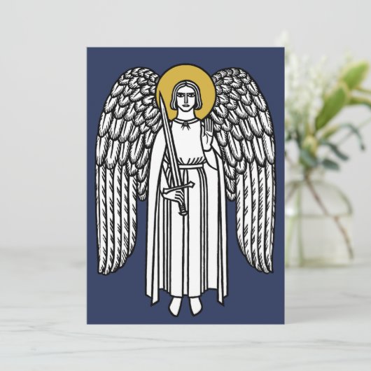 Cartes Pour Fêtes Annuelles Appartement médiéval de Noël (Debout devant)