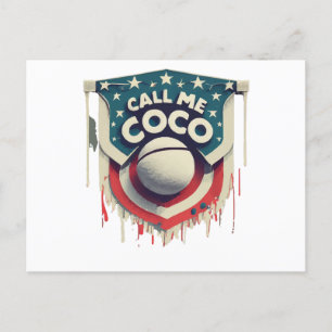 Cartes Pour Fêtes Annuelles Appelle-moi Coco Appelle-moi Champion