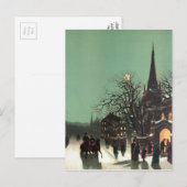 Cartes Pour Fêtes Annuelles Approche de la nouvelle année (Devant / Derrière)