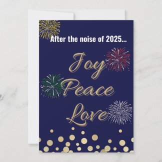 Cartes Pour Fêtes Annuelles Après le bruit de la photo de Noël 2025 |