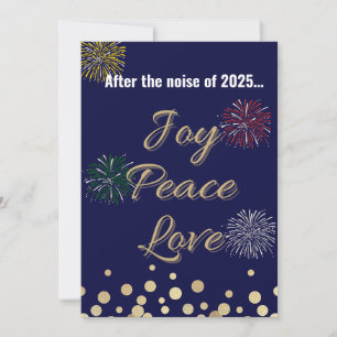 Cartes Pour Fêtes Annuelles Après le bruit de Noël 2025