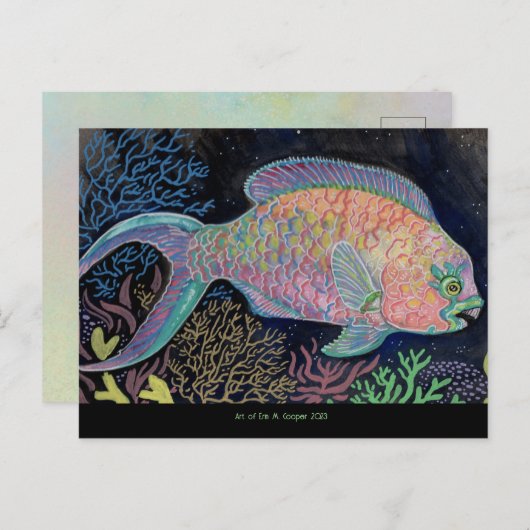 Cartes Pour Fêtes Annuelles Aquarelle (Devant / Derrière)