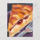 Cartes Pour Fêtes Annuelles Aquarelle Apple Pie Thanksgiving (Devant)