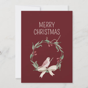 Cartes Pour Fêtes Annuelles Aquarelle Art de Noël personnalisé