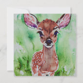 Cartes Pour Fêtes Annuelles aquarelle bébé fae (Dos)