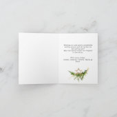 Cartes Pour Fêtes Annuelles Aquarelle Bohème Composition de Noël (Intérieur)