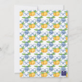 Cartes Pour Fêtes Annuelles Aquarelle Chinoiserie Mandarins Garland Photo (Dos)