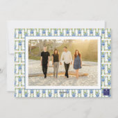 Cartes Pour Fêtes Annuelles Aquarelle Chinoiserie Mandarins Noël Photo (Dos)