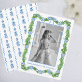 Cartes Pour Fêtes Annuelles Aquarelle Chinoiserie Ornements Garland Noël