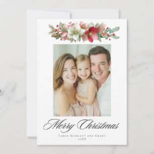 Cartes Pour Fêtes Annuelles Aquarelle de Noël Hellebore Design