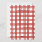 Cartes Pour Fêtes Annuelles Aquarelle de Noël moderne plissée (Dos)