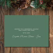 Cartes Pour Fêtes Annuelles Aquarelle de sapin de Noël