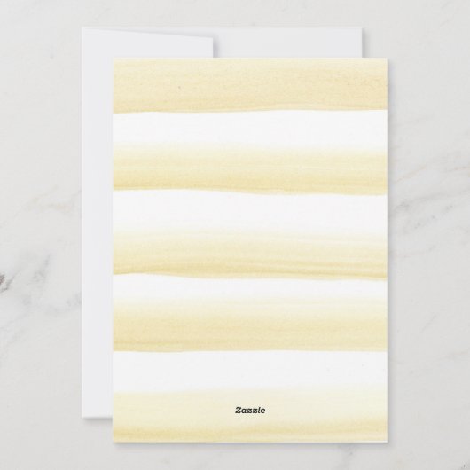 Cartes Pour Fêtes Annuelles Aquarelle douce simple et élégante Noël (Dos)