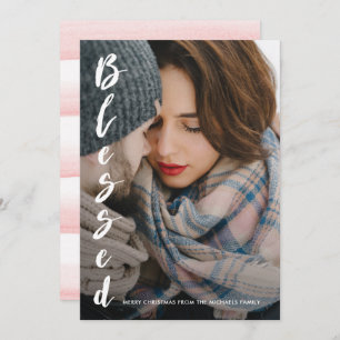 Cartes Pour Fêtes Annuelles Aquarelle douce simple et élégante Noël