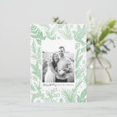 Cartes Pour Fêtes Annuelles Aquarelle du bois (Debout devant)