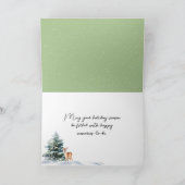 Cartes Pour Fêtes Annuelles Aquarelle Elfes de Noël (Intérieur)