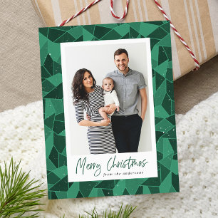 Cartes Pour Fêtes Annuelles Aquarelle en verre tendu Joyeux Noël Photo
