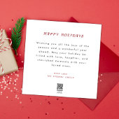 Cartes Pour Fêtes Annuelles Aquarelle Forêt de Noël Joyeux et lumineux