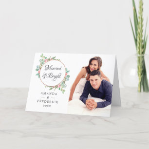 Cartes Pour Fêtes Annuelles Aquarelle Géométrique Noël Marié et Lumineux