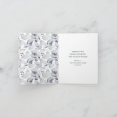 Cartes Pour Fêtes Annuelles Aquarelle hiver verdure Photo Joyeux Noël (Intérieur)