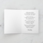 Cartes Pour Fêtes Annuelles Aquarelle hiver Village de neige de Noël avec Bow (Intérieur)