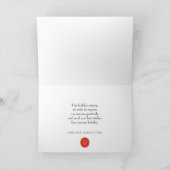 Cartes Pour Fêtes Annuelles Aquarelle Holly Foliage | Salutations (Intérieur)