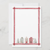 Cartes Pour Fêtes Annuelles Aquarelle Joyeux Noël de Noël (Dos)