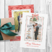 Cartes Pour Fêtes Annuelles Aquarelle Mistletoe photo de Noël